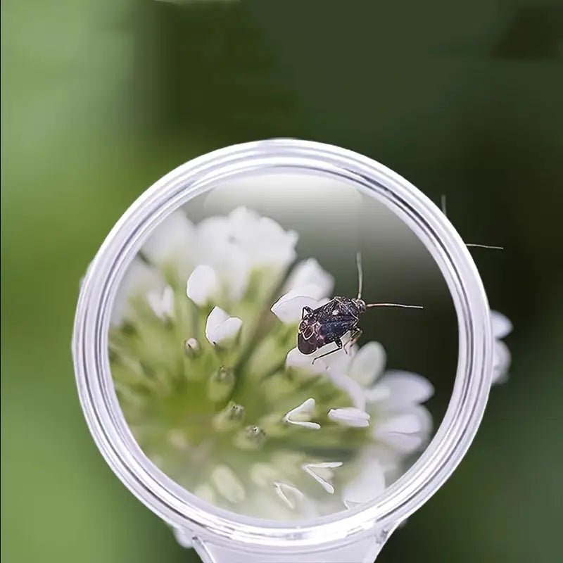Portable acrylic magnifying glass