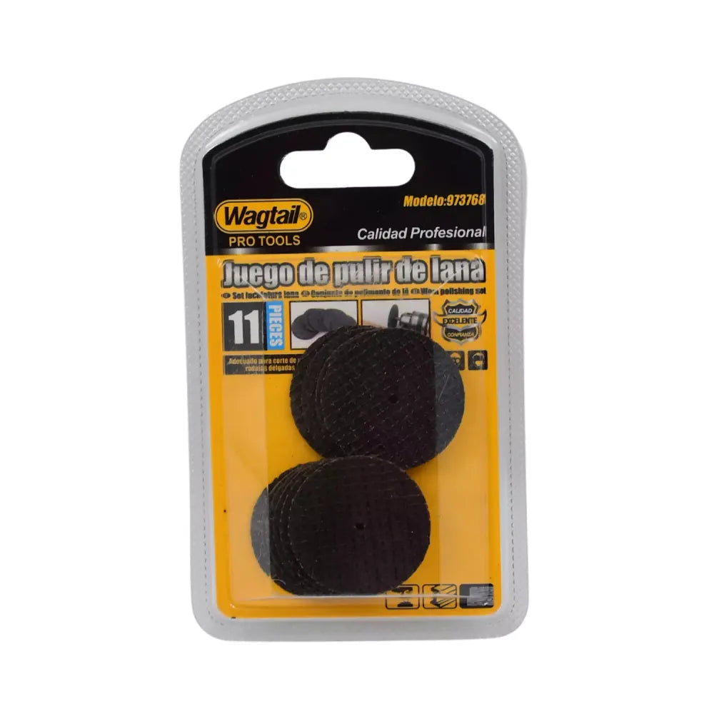 11-piece grinder disc set