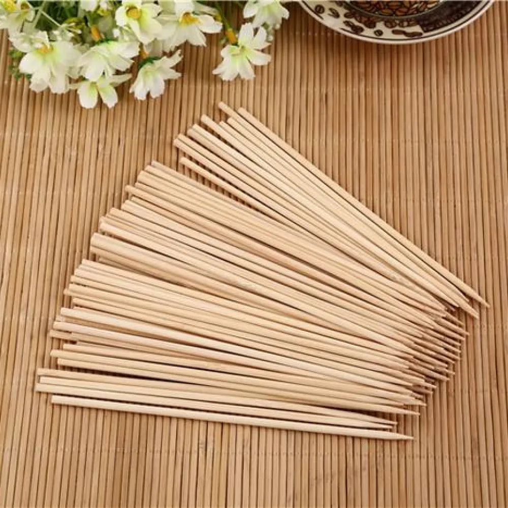 1116 natural bamboo wooden skewersbbq sticks for barbeque and grilling - home & kitchen