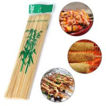 1116 natural bamboo wooden skewersbbq sticks for barbeque and grilling - home & kitchen
