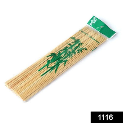 1116 natural bamboo wooden skewersbbq sticks for barbeque and grilling - home & kitchen