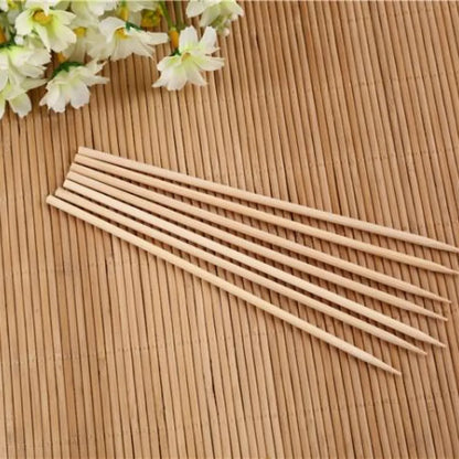 1116 natural bamboo wooden skewersbbq sticks for barbeque and grilling - home & kitchen