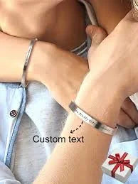 Personalized men’s kada bracelet
