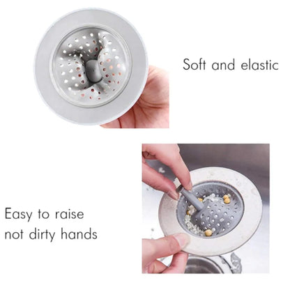 1120 silicon sink strainer kitchen drain basin basket drainer - home &