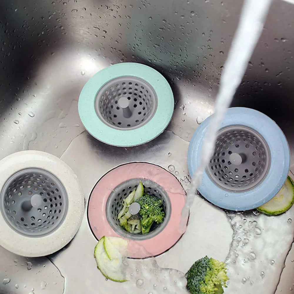 Silicone sink strainer basket