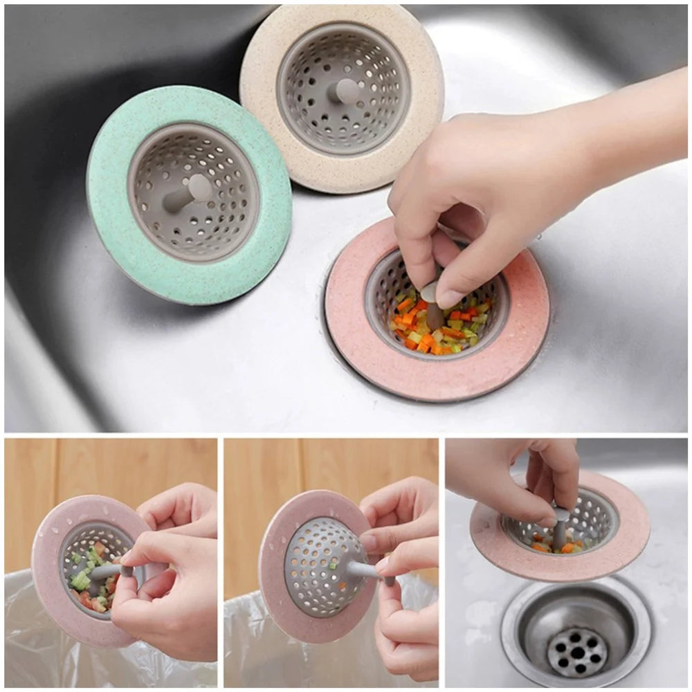 Silicone sink strainer basket