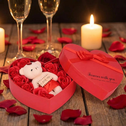 Romantic Soap Flower Gift Box