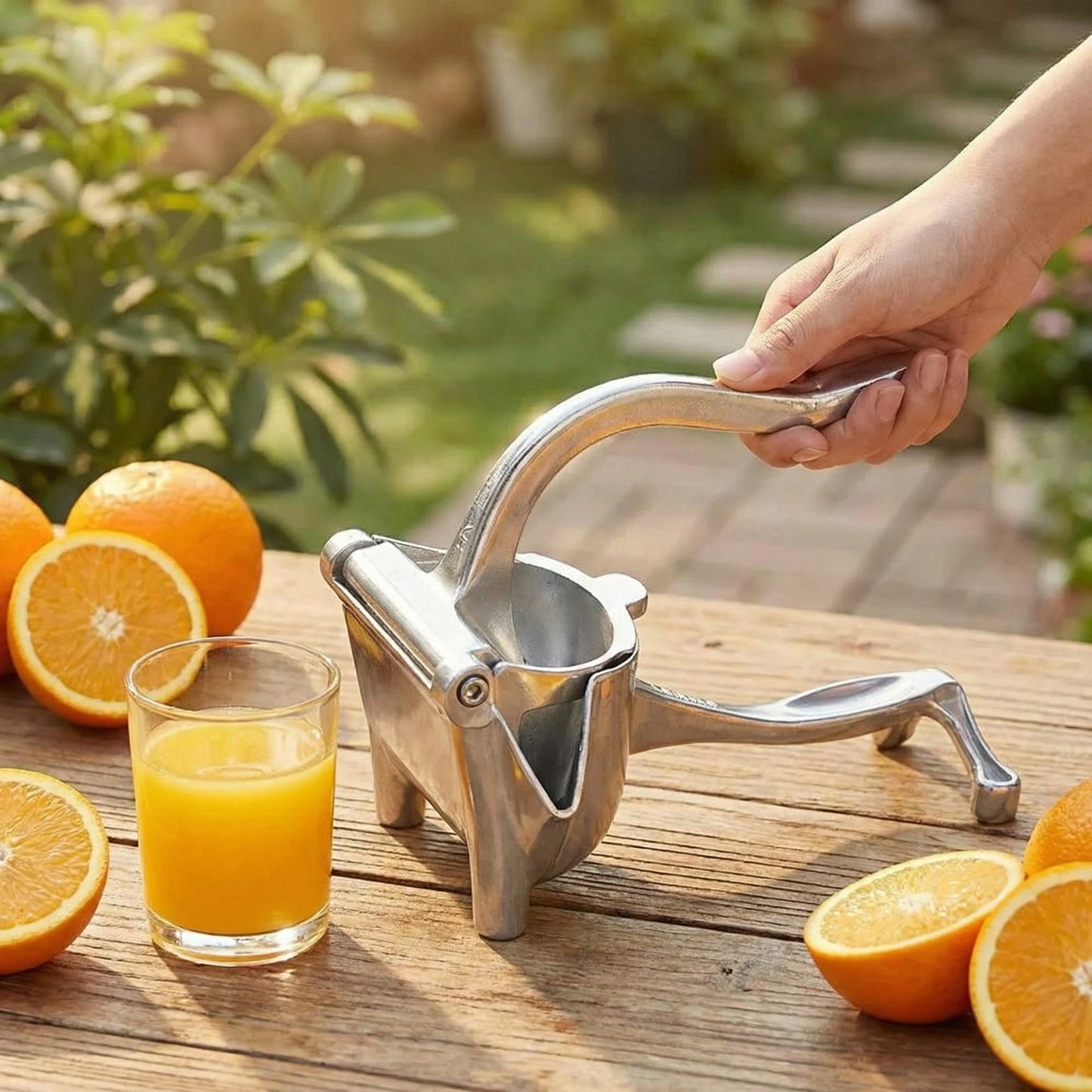 Heavy-Duty Manual Fruit Juicer