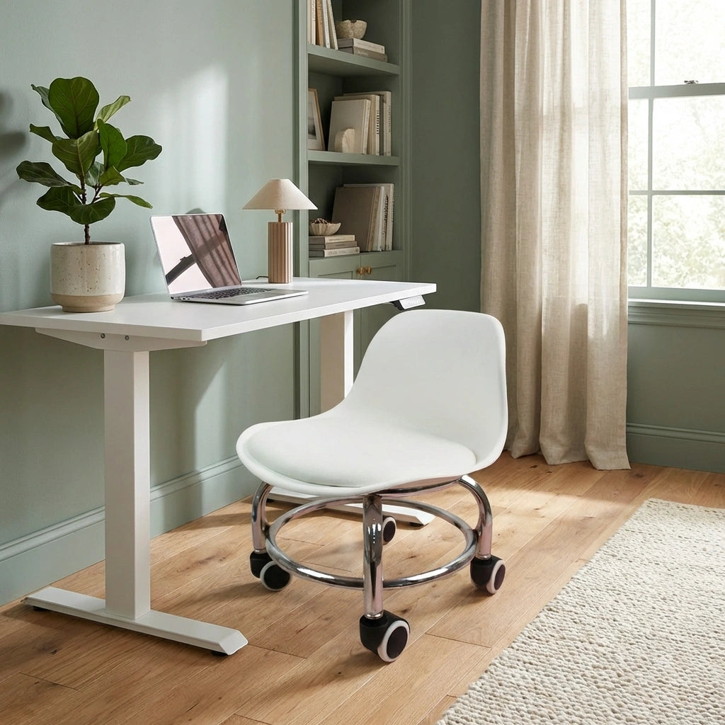 360° Swivel Rolling Stool