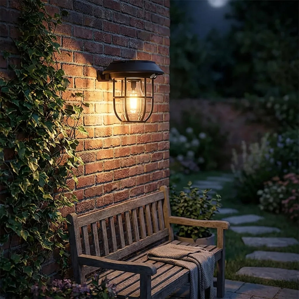 Solar Motion Sensor Wall Light