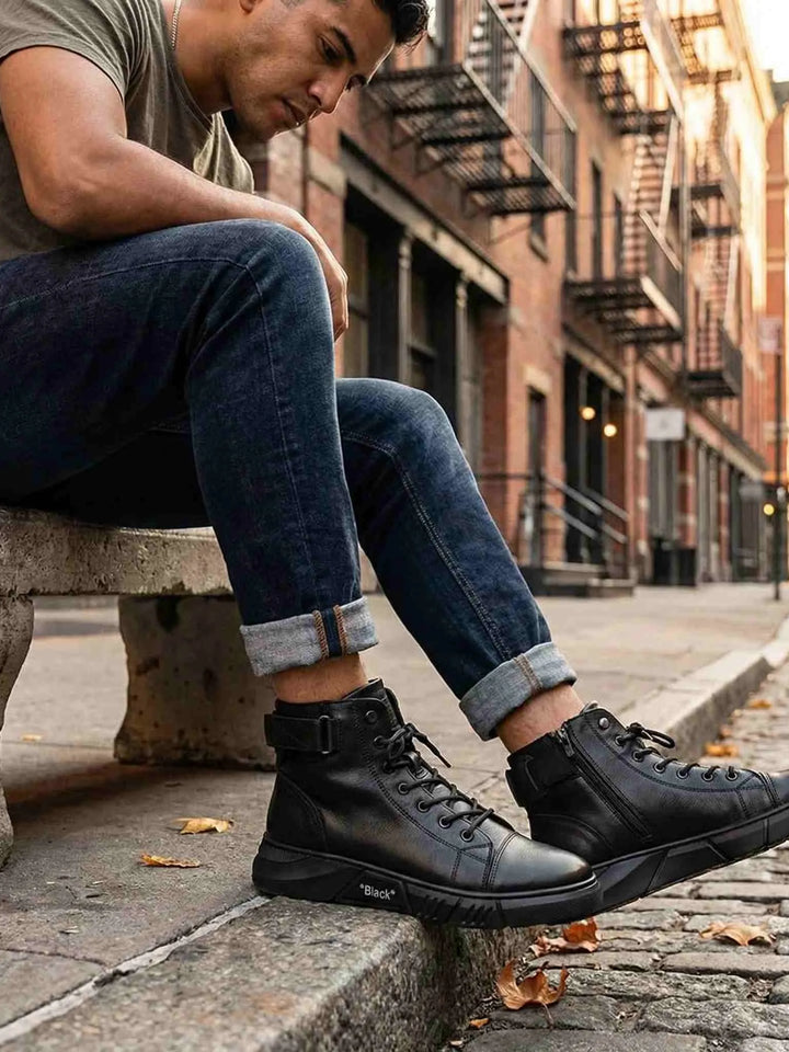 Men’s Black Casual Boots