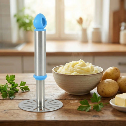 0586a Stainless Steel Potato Masher Paubhaji Masher