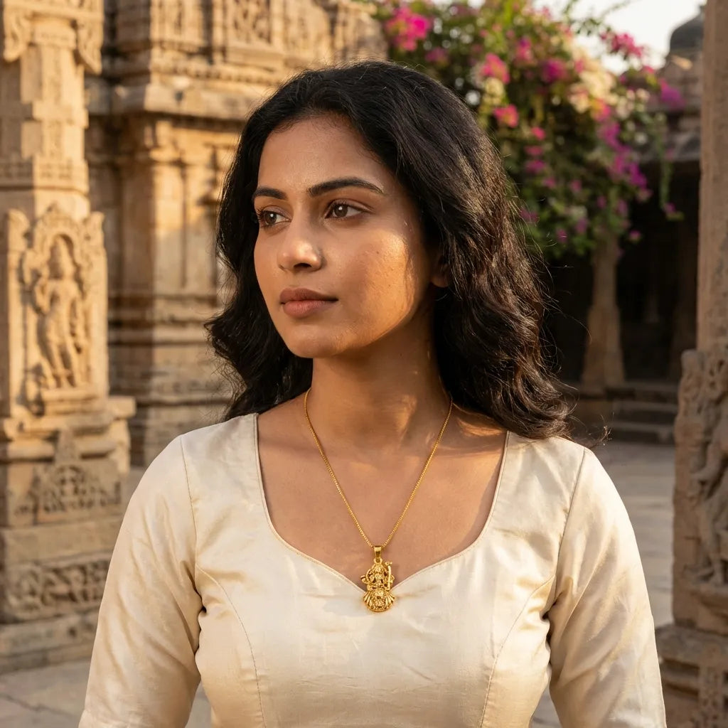 Ambe Mataji Pendant with Chain