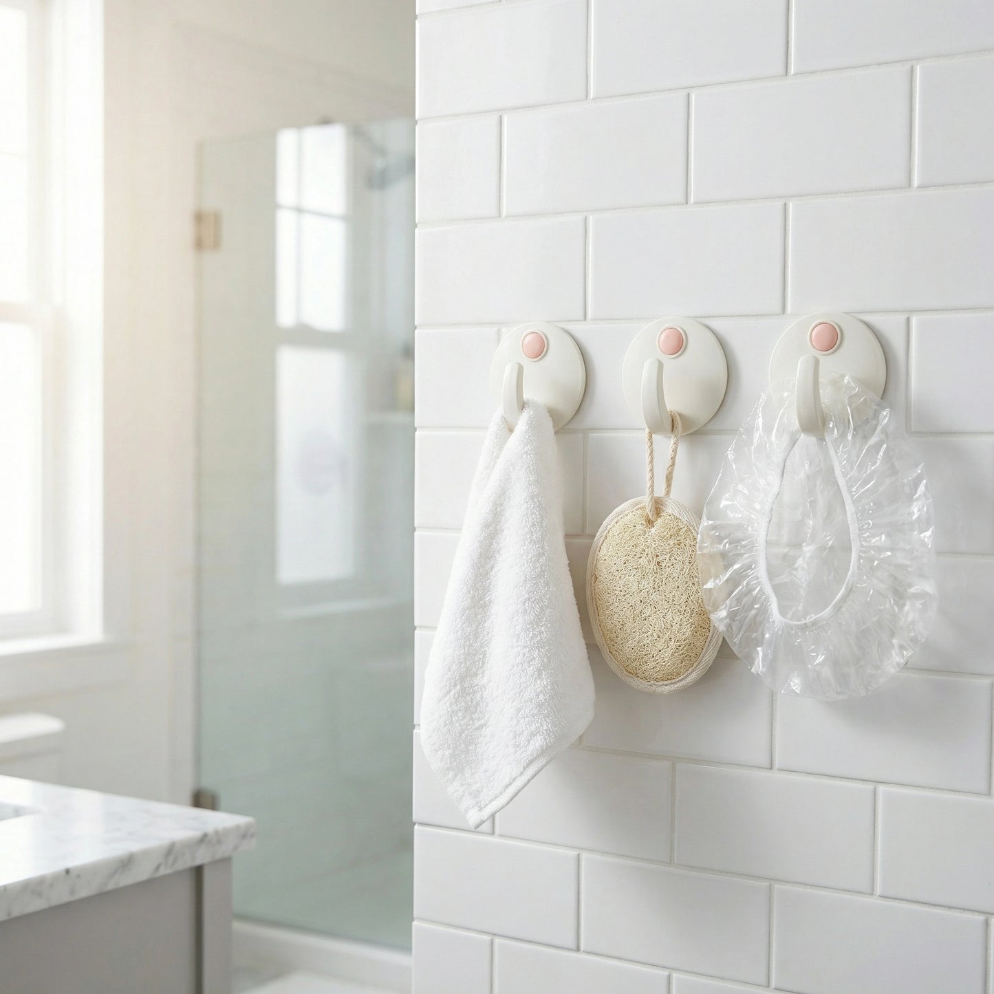 Heavy-Duty Self-Adhesive Wall Hooks
