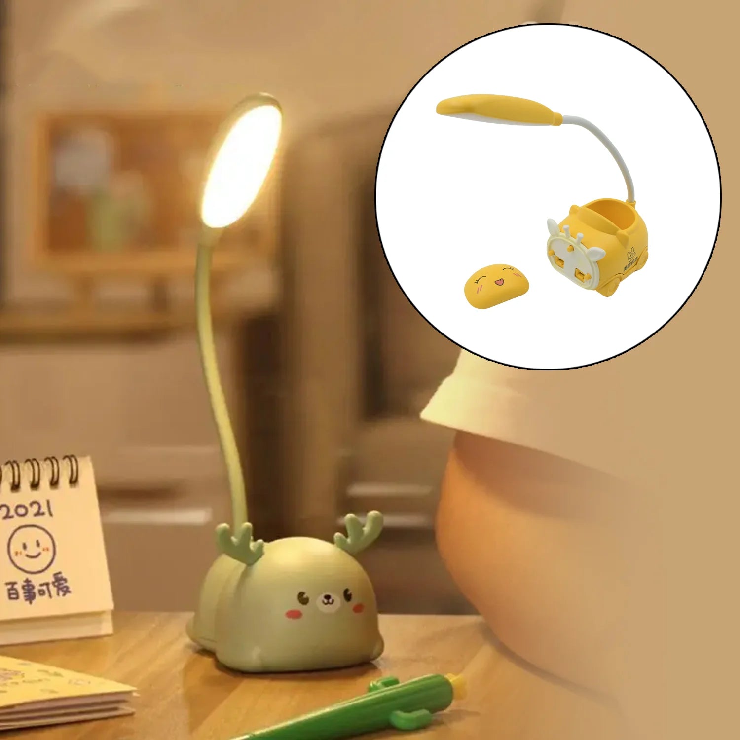 Adjustable usb led desk lamp