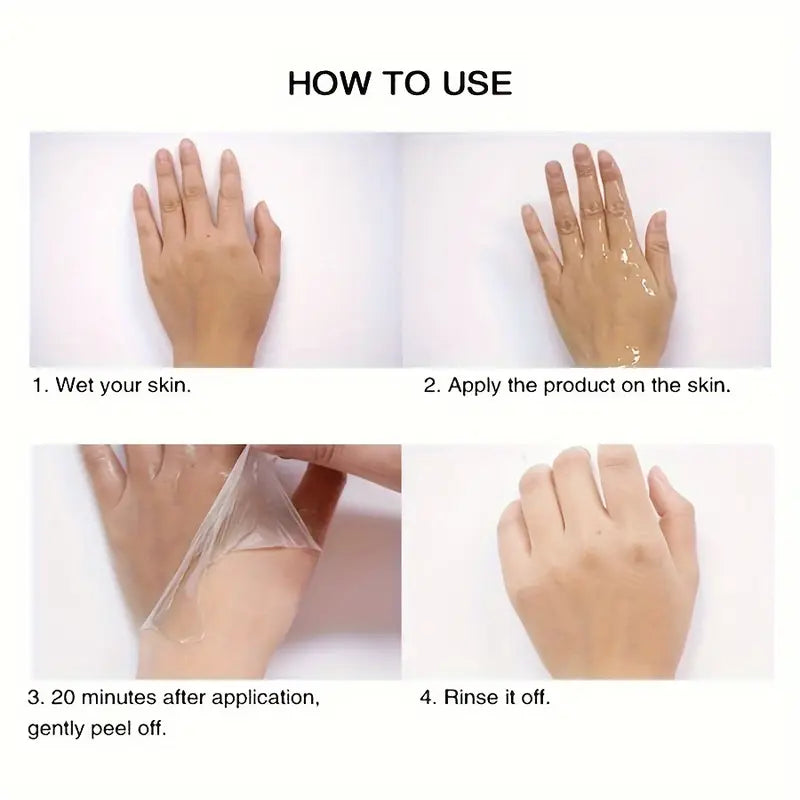 Peeling oil for dark skin