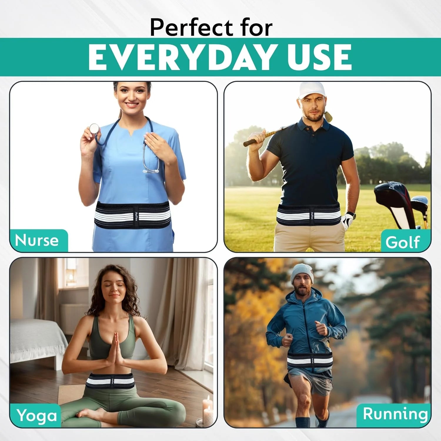 Pelvic support hip belt