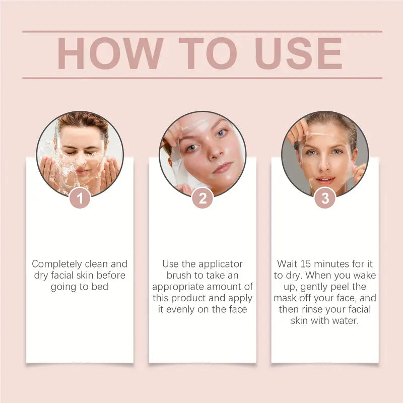 Overnight collagen skin repair