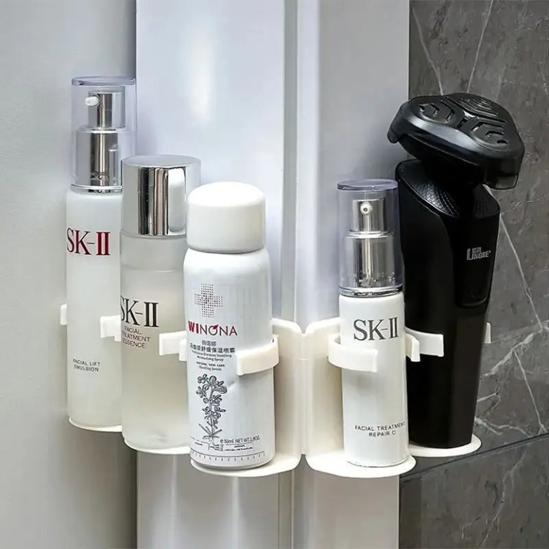 Modular wall cosmetic organizer