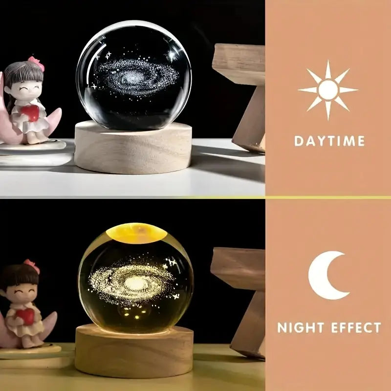 3d crystal galaxy lamp