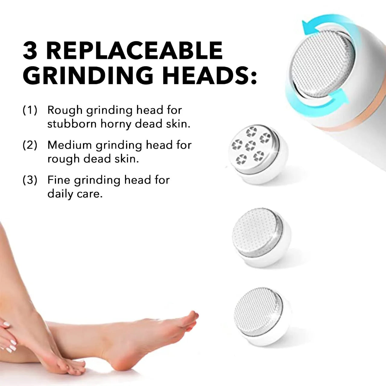 Wireless foot callus remover