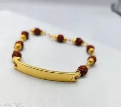Personalized engraved rakhi bracelet