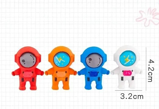 Astronaut-themed eraser set