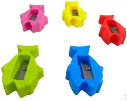 Colorful plastic pencil sharpener