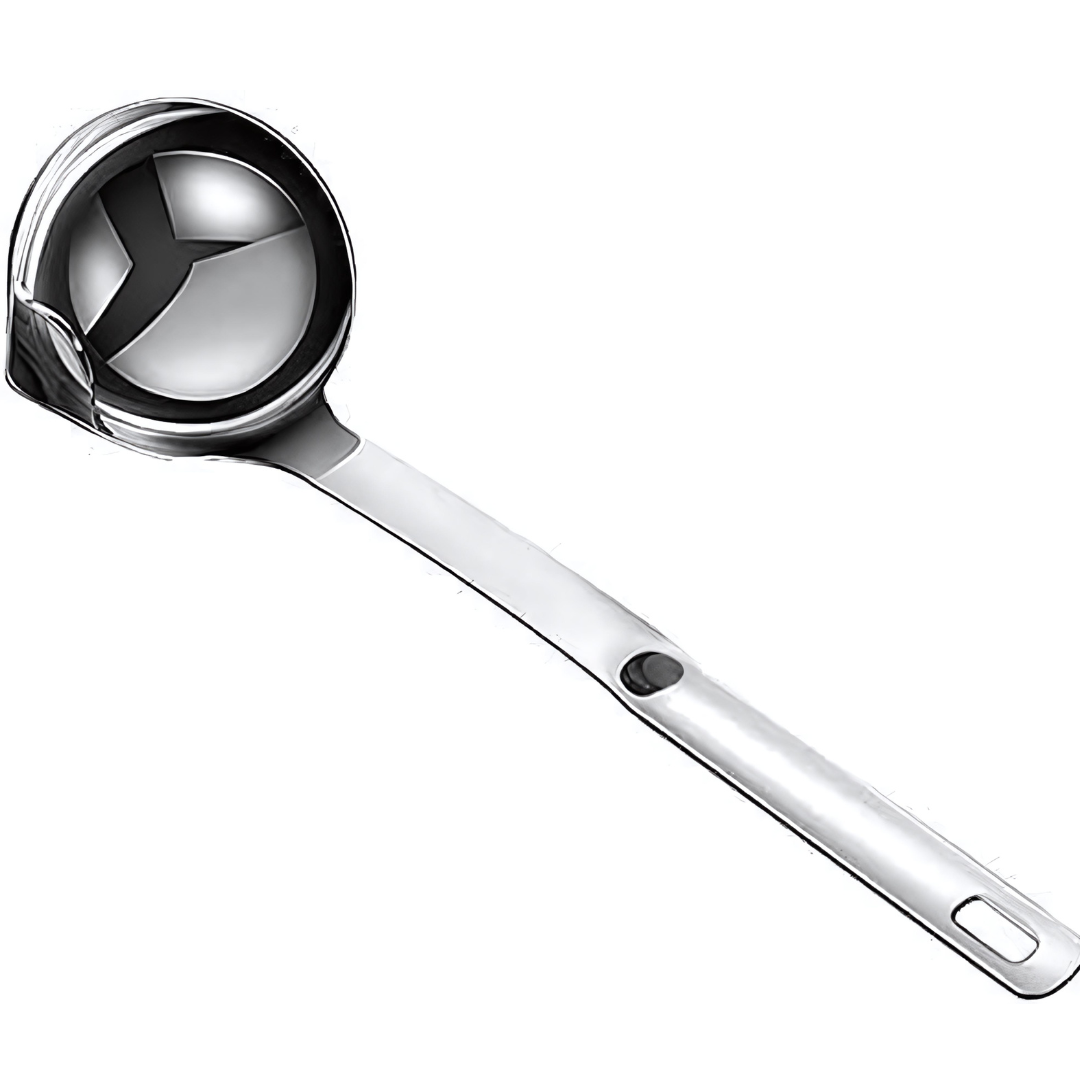 Stainless Steel Oil Soup Separator Spoon (Pack of 1 / 2)