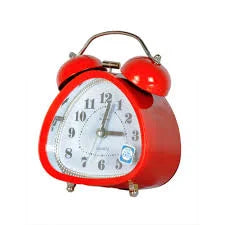 Silent metal alarm clock