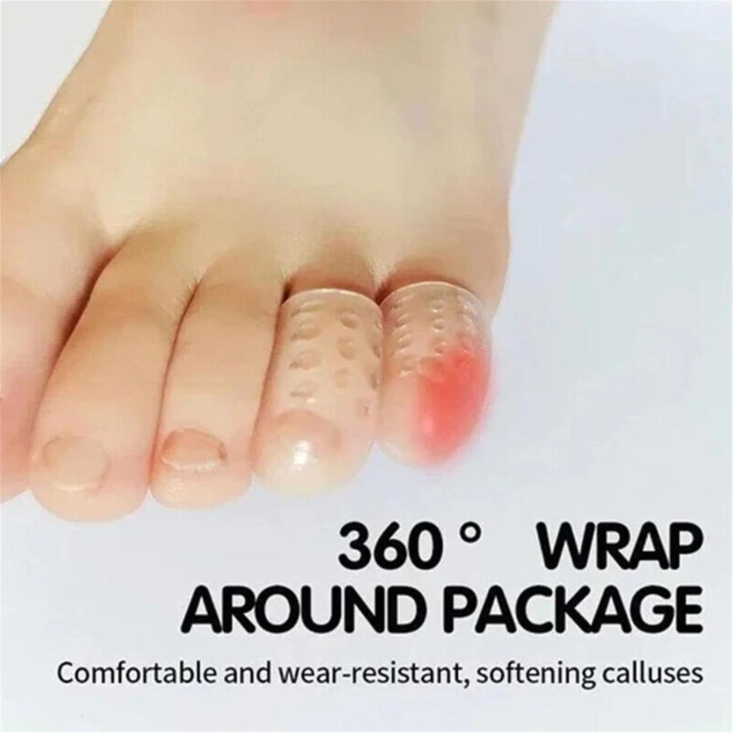 Silicone toe protector