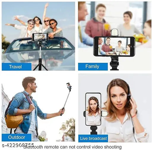 3-in-1 bluetooth tripod