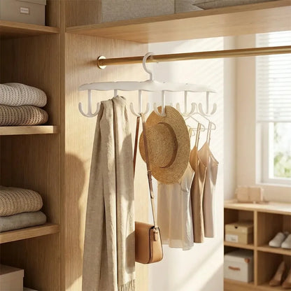 12-hook rotatable tank top hanger - home improvement