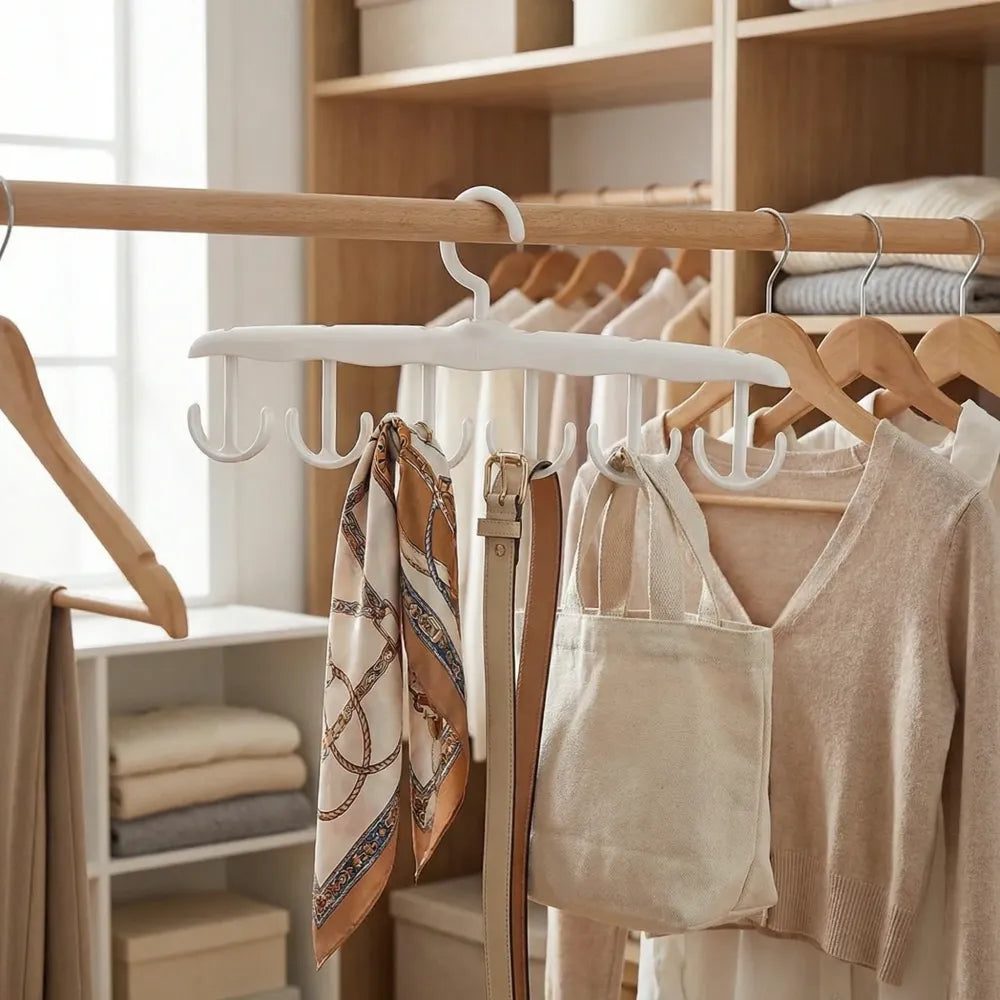 12-hook rotatable tank top hanger - home improvement