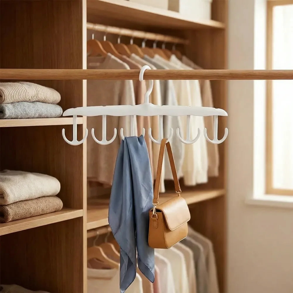 12-hook rotatable tank top hanger - home improvement