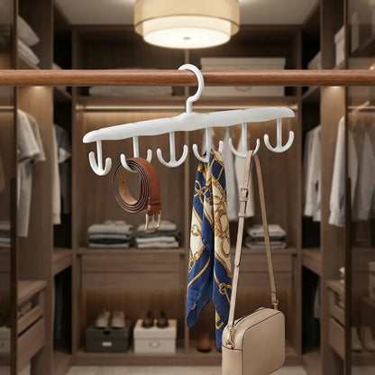 12-hook rotatable tank top hanger - home improvement