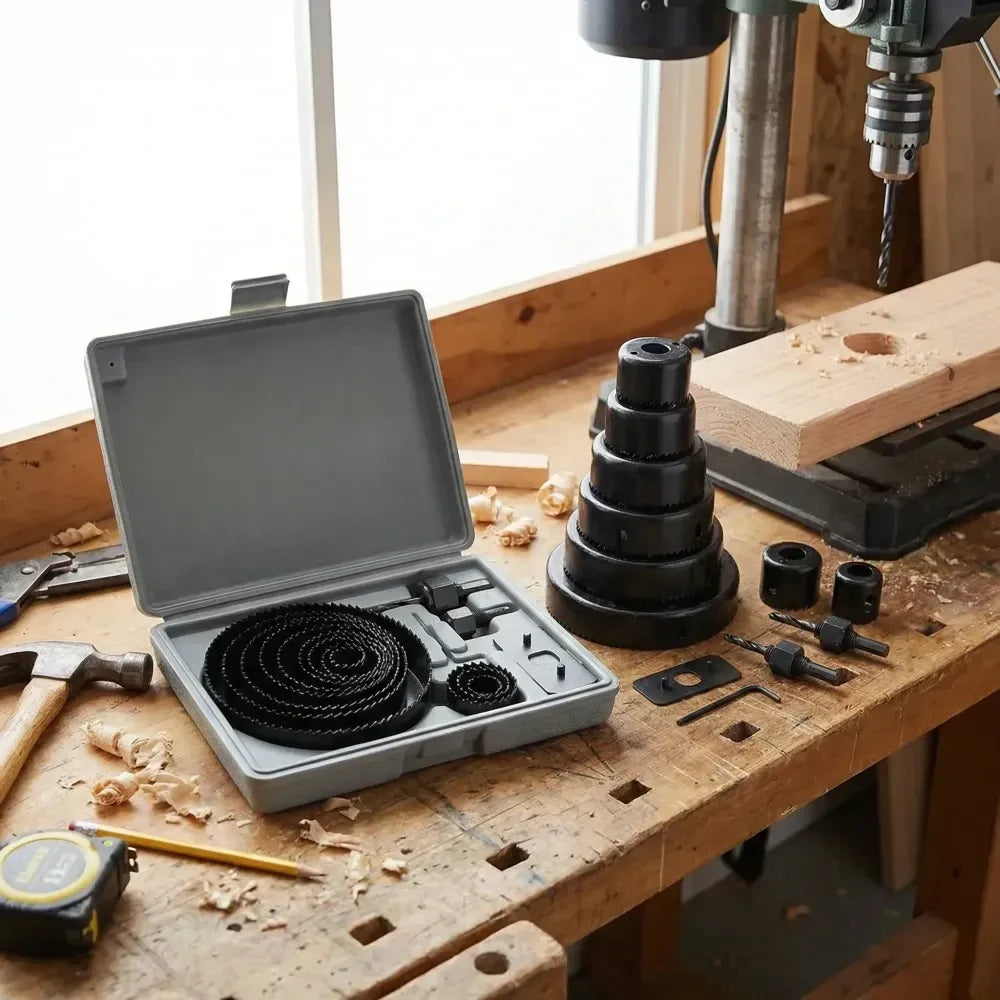12-piece hole saw kit - hardware