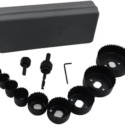 12-piece hole saw kit - hardware