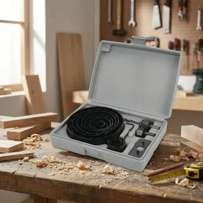 12-piece hole saw kit - hardware