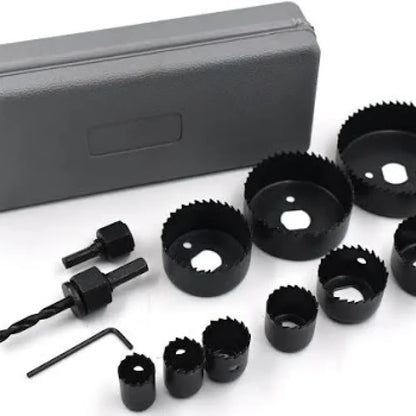 12-piece hole saw kit - hardware