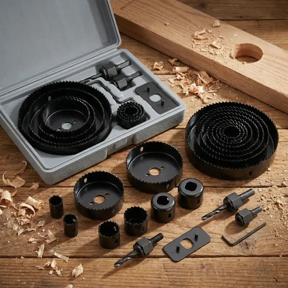 12-piece hole saw kit - hardware