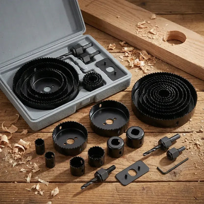 12-piece hole saw kit - hardware