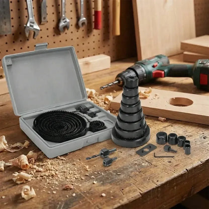 12-piece hole saw kit - hardware