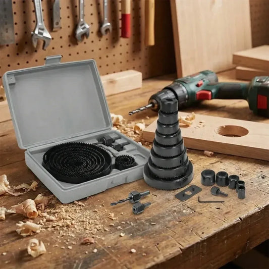 12-piece hole saw kit - hardware