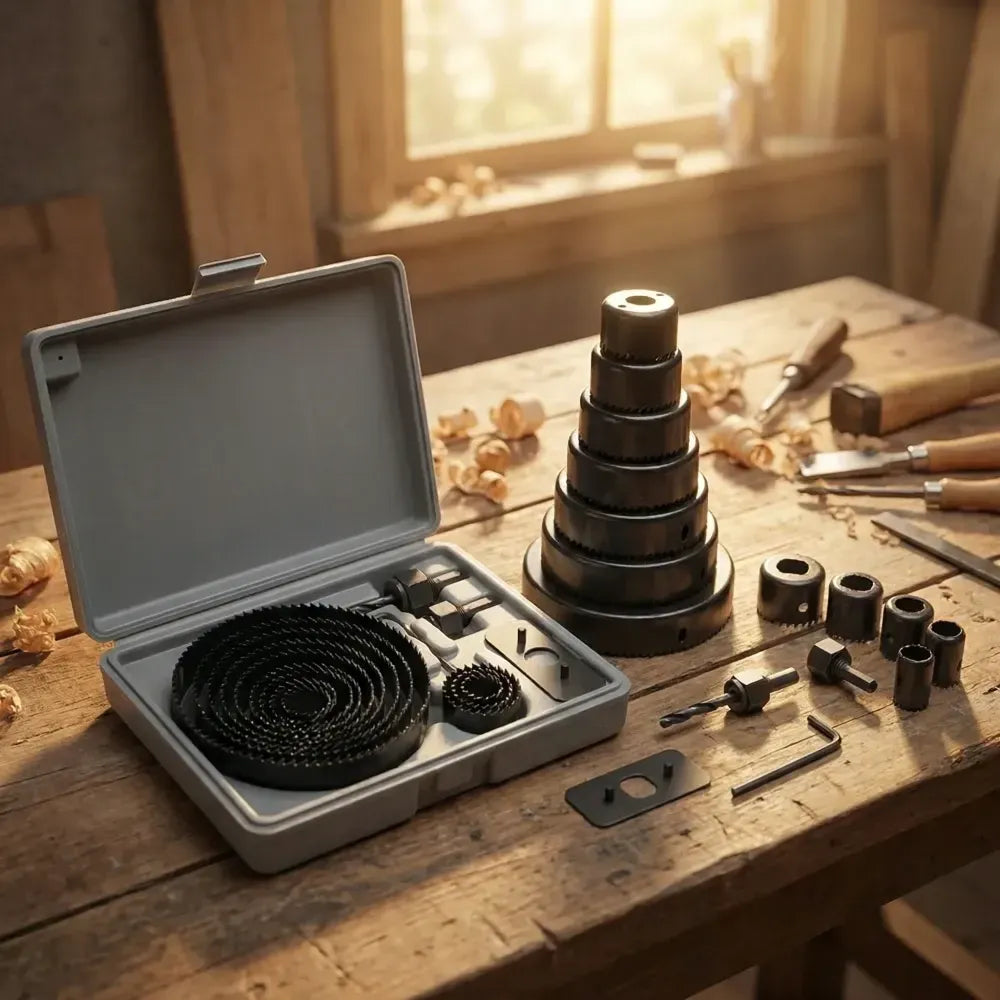 12-piece hole saw kit - hardware