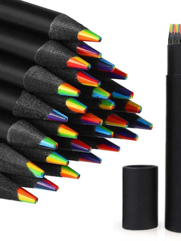 12 Pieces Rainbow Pencils