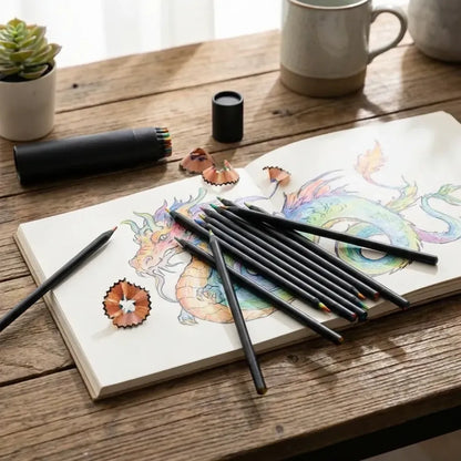 12 pieces rainbow pencils