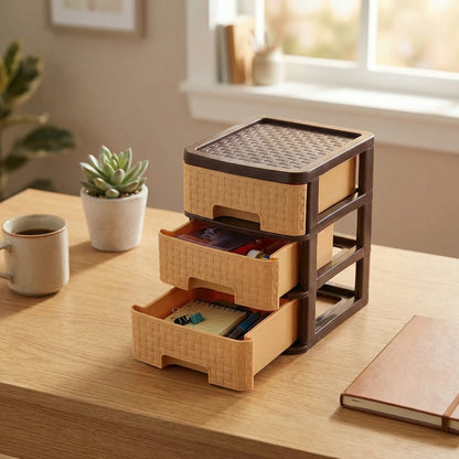3-Layer Mini Drawer Organizer