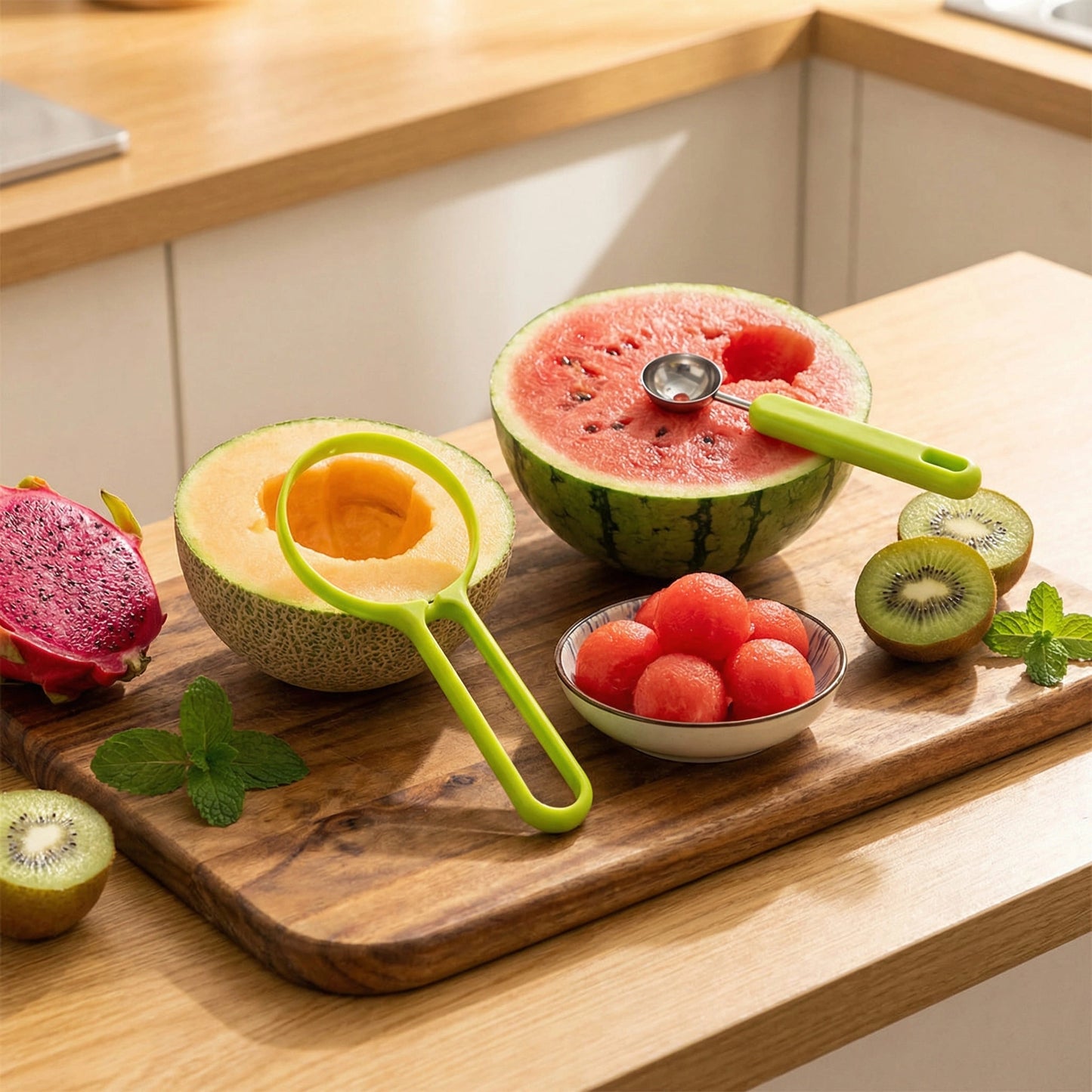 2-in-1 Fruit Peeler & Baller