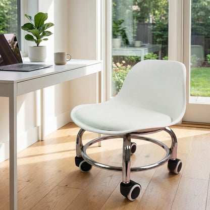 360° Swivel Rolling Stool